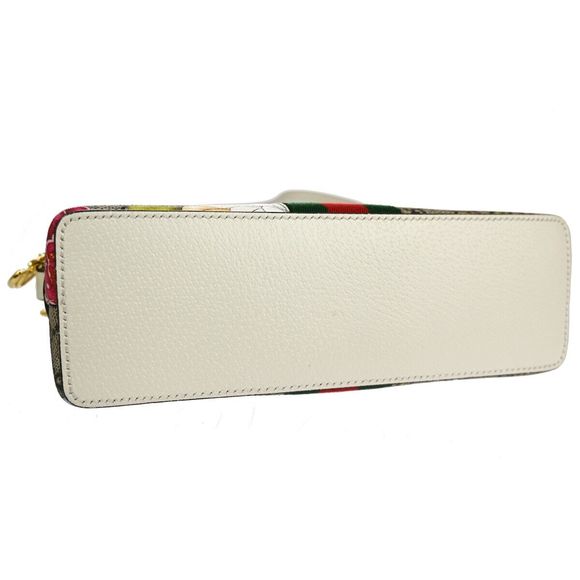 Gucci Gg Pattern Ophidia Flora Shoulder #81748G10B - Picture 5 of 15